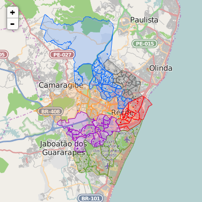 Visualização Mapa de Educação por RPA